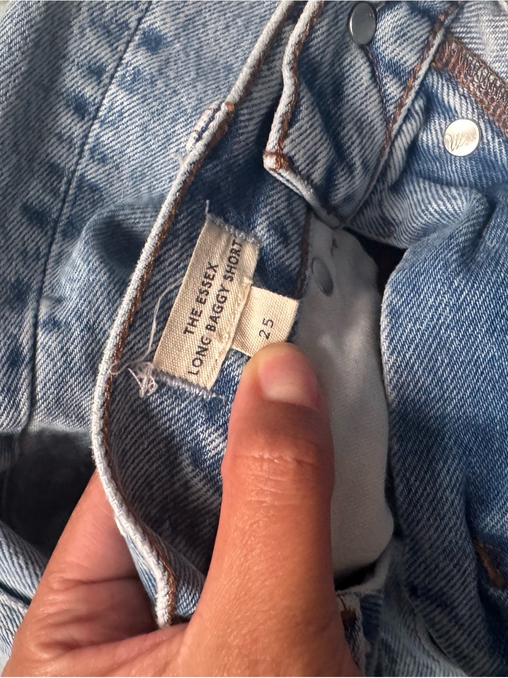 Madewell The Essex Long Baggy Short - Picture 3 of 3